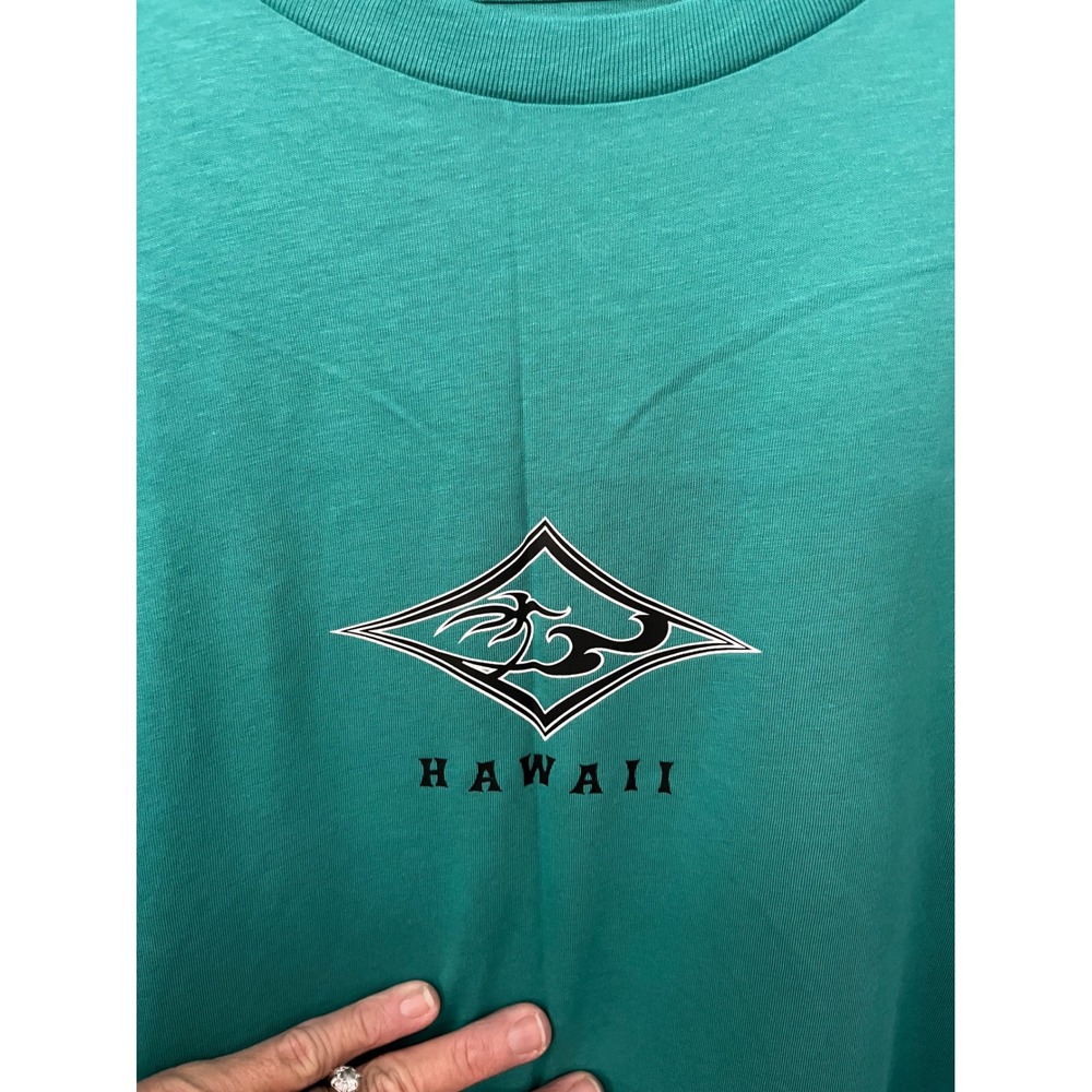 NWT Honolua Surf Co T-shirt Teal Diamond 4XL - Picture 4 of 6